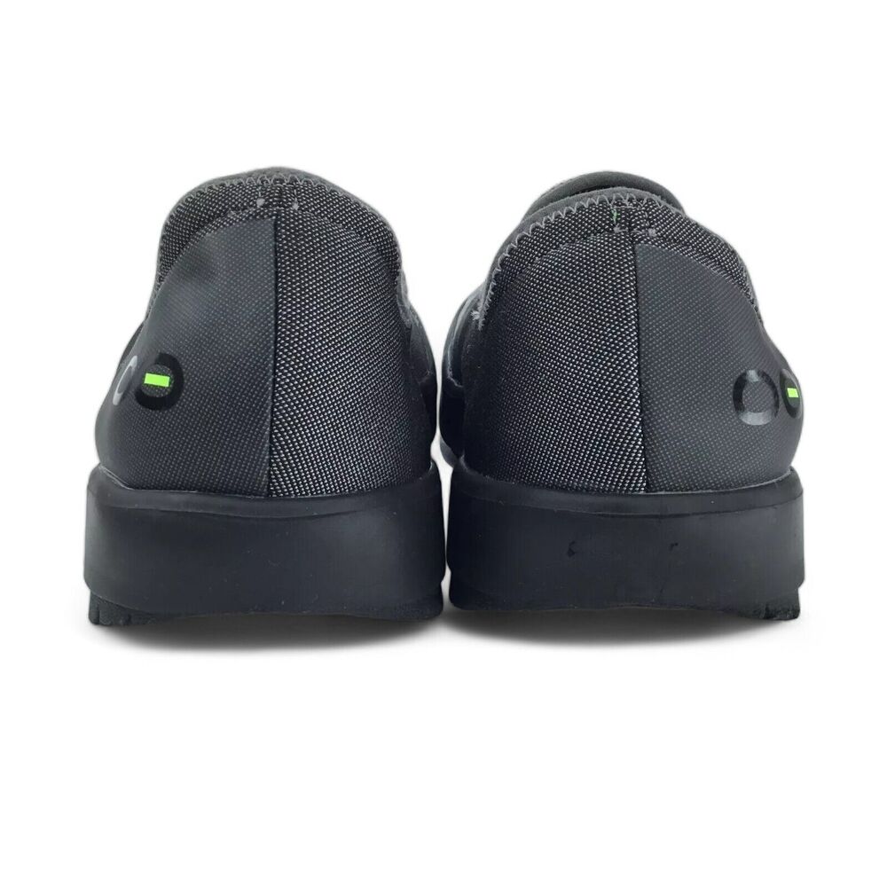 Oofos Oomg Low Shoe Womens 8.5 Recovery Slip-On Comfort Gray on Black - Picture 5 of 14